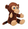 imag2Mirada Dark Brown Cute Plush Stuffed Glitter Eye Monkey Soft Toy