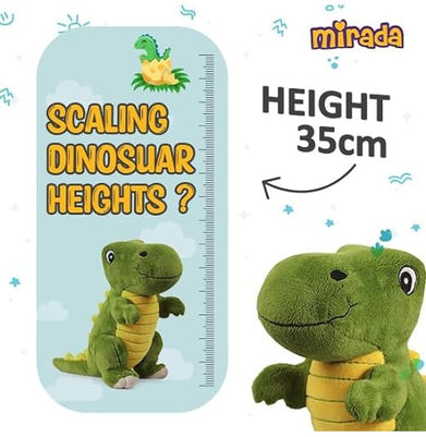 imagMirada Plush - 30Cm Standing Dinosaur - Green-MP0509