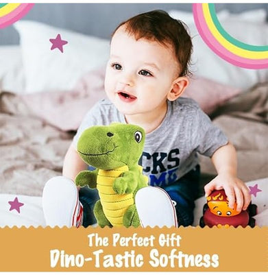 imagMirada Plush - 30Cm Standing Dinosaur - Green-MP0509