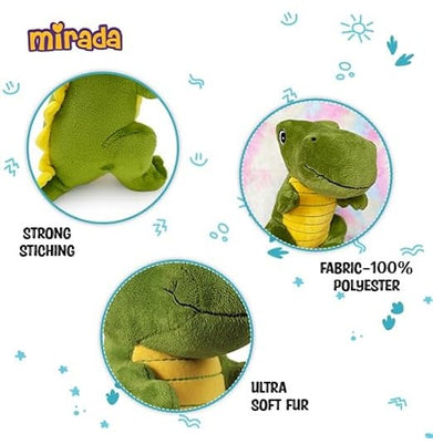 imagMirada Plush - 30Cm Standing Dinosaur - Green-MP0509