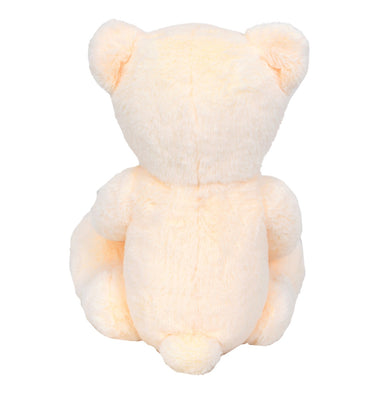 imagMirada Plush - 35Cm Bear With Red Bow – Beige-MP0041B