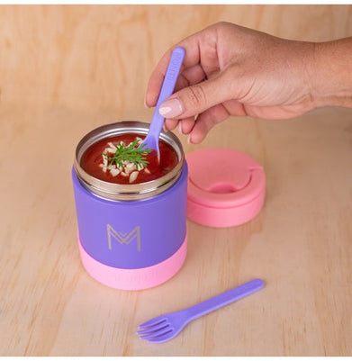 imagMontiiCo Insulated Food Jar - Grape