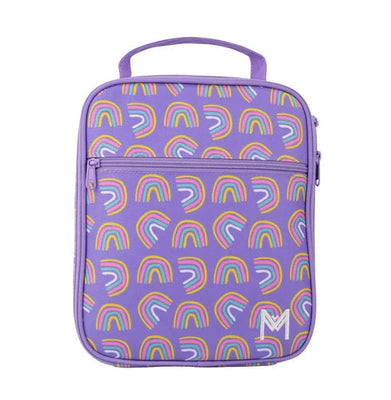 imagMontiiCo Large Insulated Lunch Bag - Rainbows