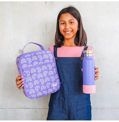 imagMontiiCo Large Insulated Lunch Bag - Rainbows