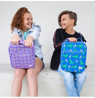 imagMontiiCo Large Insulated Lunch Bag - Rainbows