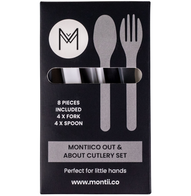 imagMontiiCo Out & About Cutlery Set - Monochrome