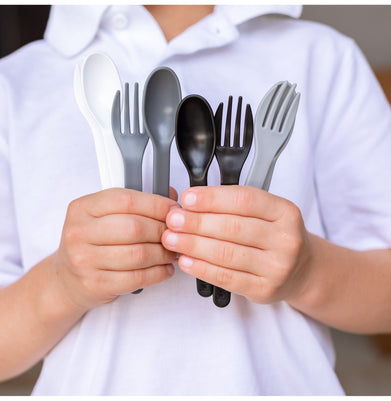 imagMontiiCo Out & About Cutlery Set - Monochrome