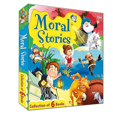 imagMoral Stories : Collection of 6 Books : Story Book for Kids : English Short Stories with Colourful Pictures : Bedtime Children Story Book : Learn Kindness Courage and Compassion Paperback Om Books Editorial Team