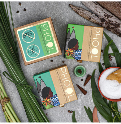 imagMosquito Repellant Combo Pack - Natural Incense Cones Citronella & Eucalyptus