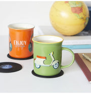 image //www.c...Mug,Ride,312 Ml,Green,Ceramic-27344