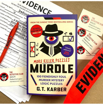 imagMURDLE: MORE KILLER PUZZLES: SOLVE 100 FIENDISHLY FOUL MURDER MYSTERY LOGIC PUZZLES Paperback Karber G. T.