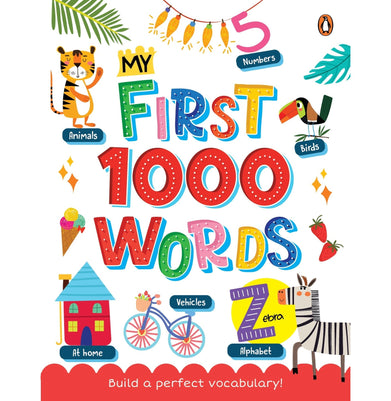 imagMy First 1000 Words: Illustrated Picture Book to Learn 1000 Important Words Includes Body Parts Things Around Us Musical Instruments Sports Land Forms & More Build Vocabulary & Literacy Skills Paperback Books Penguin