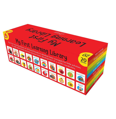 imagMy First Complete Learning Library: Boxset of 20 Board Books Gift Set for Kids Horizontal Design Board book Wonder House Books