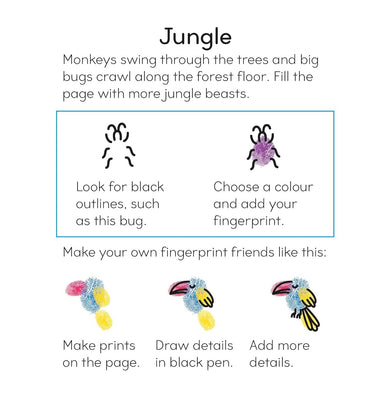 imagMY VERY FIRST FINGERPRINT ANIMALS HB