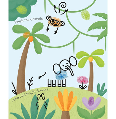 imagMY VERY FIRST FINGERPRINT ANIMALS HB