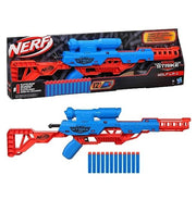 image //www.c...Nerf Alpha Strike Wolf LR-1 Blaster with Targeting Scope,12 Official Nerf Elite Darts,Breech Load, Pump Action, Easy Load-Prime-Fire, Multicolor