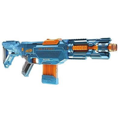 imagNERF Elite 2.0 Echo Cs-10 Blaster, 24 Darts, 10-Dart Clip, Removable Stock and Barrel Extension