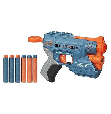 imagNERF Elite 2.0 Volt Sd-1 Blaster, 6 Darts, Light Beam Targeting, 2 Tactical Rails to Customize for Battle