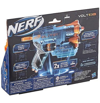 imagNERF Elite 2.0 Volt Sd-1 Blaster, 6 Darts, Light Beam Targeting, 2 Tactical Rails to Customize for Battle