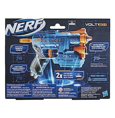 imagNERF Elite 2.0 Volt Sd-1 Blaster, 6 Darts, Light Beam Targeting, 2 Tactical Rails to Customize for Battle