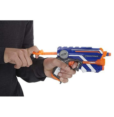 imagNerf N-Strike Elite Firestrike Blaster, Ages 8 and Up, Multicolor