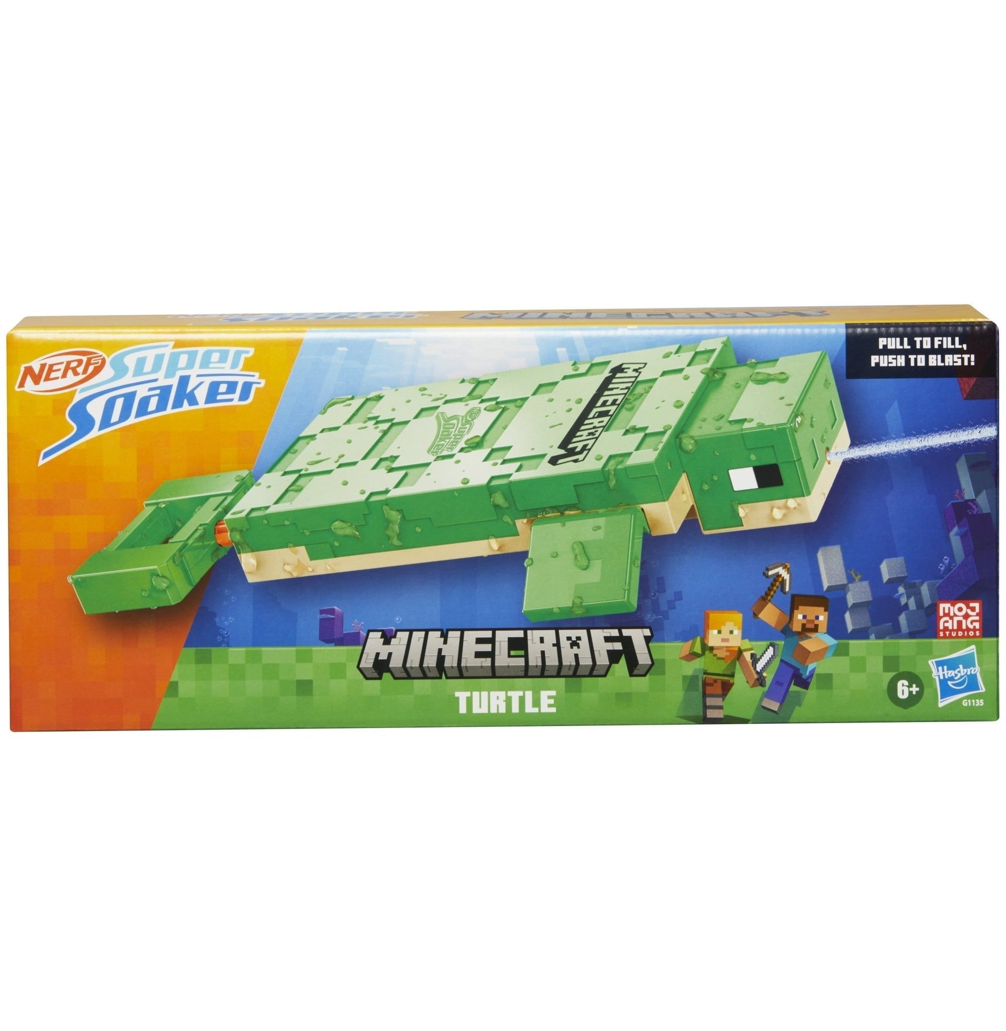Nerf Super Soaker Minecraft Turtle Water Blaster Adventure