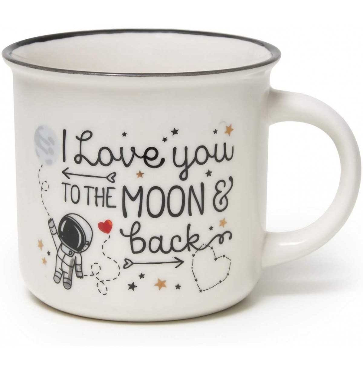 Cup-puccino To The Moon & Back Bone China Mug