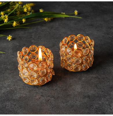 imagNUCASA Crystal T Light Holder