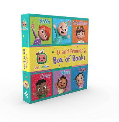 imagOfficial Cocomelon: Jj & Friends Box Of Books: Learn about JJ and friends with this box of 9 early:learning illustrated board books for children aged 1 2 3 and 4 years Board book Cocomelon