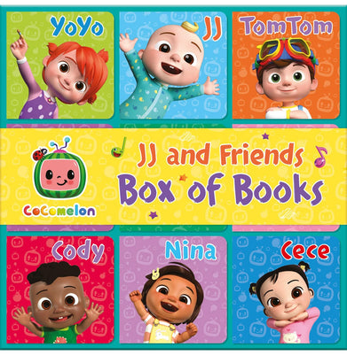 imagOfficial Cocomelon: Jj & Friends Box Of Books: Learn about JJ and friends with this box of 9 early:learning illustrated board books for children aged 1 2 3 and 4 years Board book Cocomelon