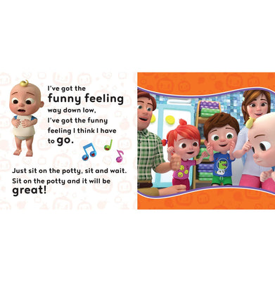 imagOFFICIAL COCOMELON SING:SONG: THE POTTY SONG Board book Cocomelon