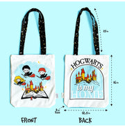image //www.c...Official HP Canvas Tote Bag - Hogwarts is My Home Non Personalised