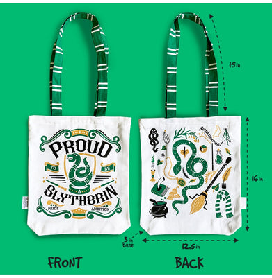 imagOfficial HP Canvas Tote Bag - Slytherin House Non Personalised
