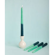 image //www.c...Ombre Tapered Candles - Set Of 4 Blue & Green