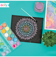 image //www.c...Ooly Chroma Blends Pearlescent Watercolor Paint - 13 Piece Set