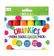image //www.c...Ooly Chunkies Paint Sticks - Classic pack set of 6