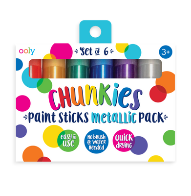 imagOoly Chunkies Paint Sticks - Metallic pack set of 6