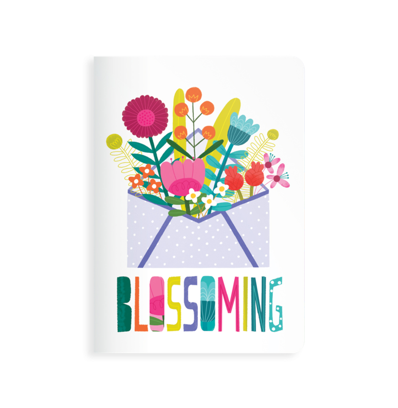 Blossoming Floral Jot-It! Notebook - Unleash Your Creativity
