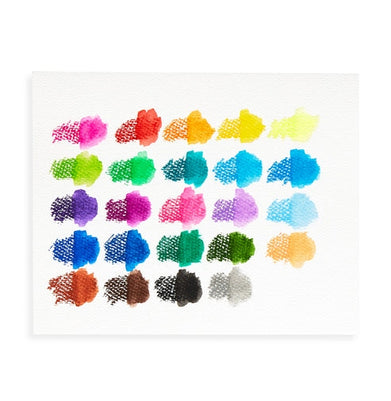 imagOoly Smooth Stix Watercolor Gel Crayons - 25 Piece Set