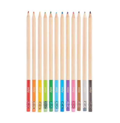 imagOoly Un-Mistake-Ables! Erasable Colored Pencils Set of 12