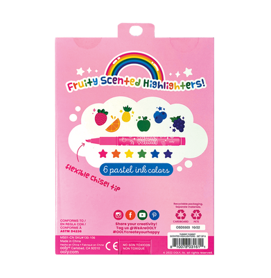 imagOoly Yummy Yummy Scented Highlighters - Set of 6