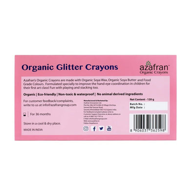 imagOrganic Glitter Crayons 8 Colours