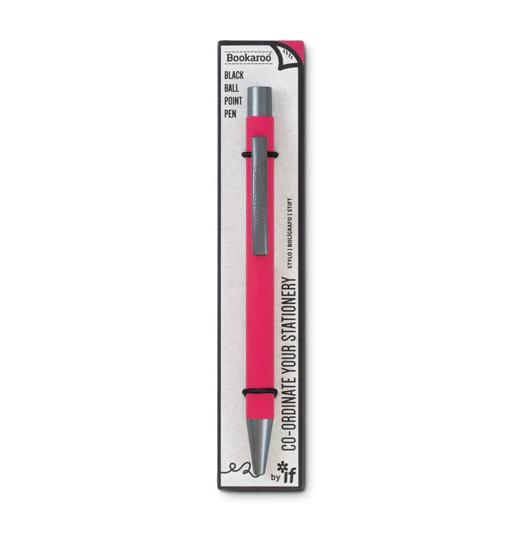 Bookaroo Pen With 8 Colorful Arrows – Stylish Pink Writing Tool