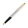 imag1Parker Galaxy Stainless Steel Gold Trim Roller Ball Pen
