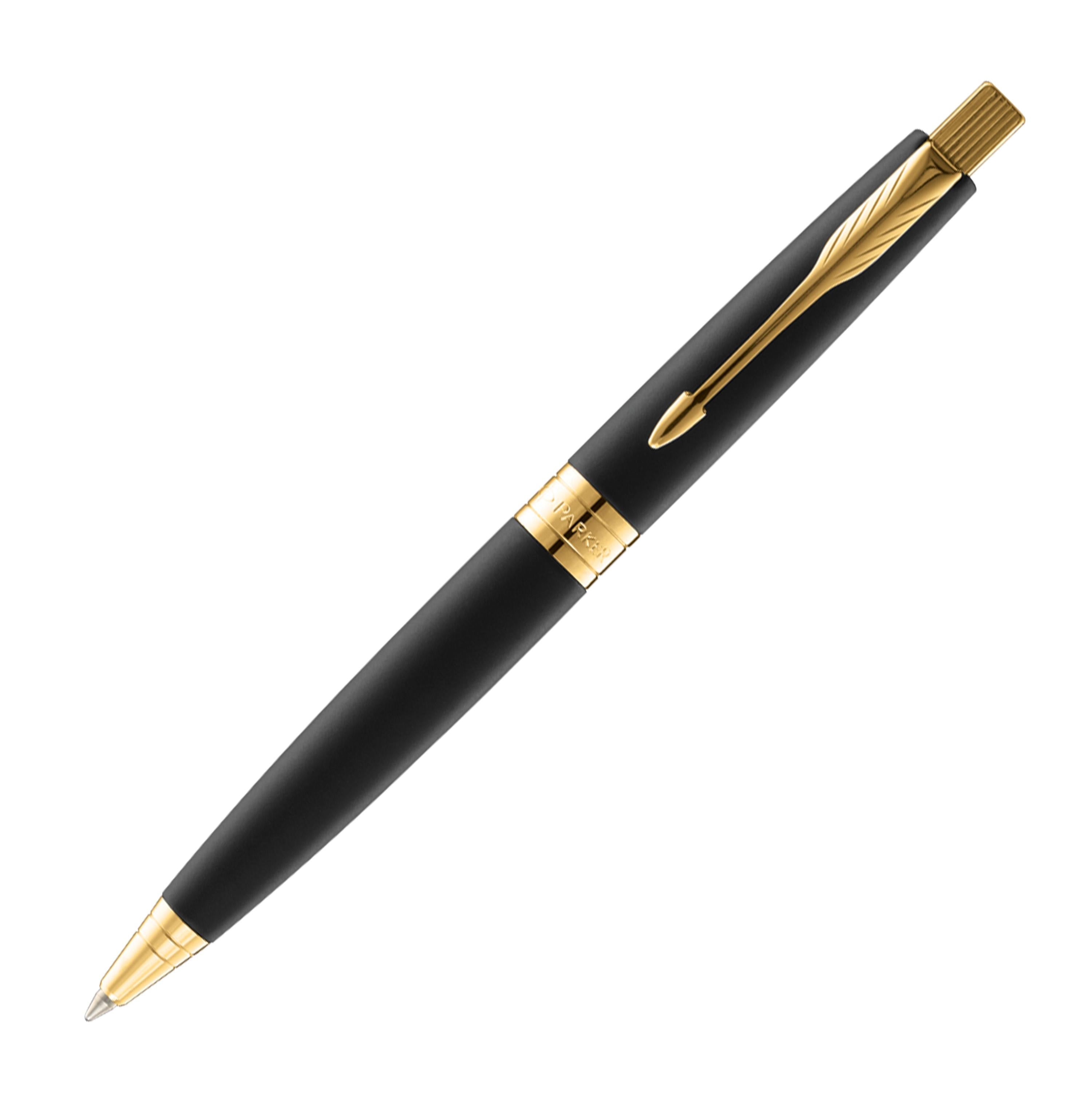 Parker Aster Lacquer Black & Gold Ball Pen: Elevate Your Writing Style