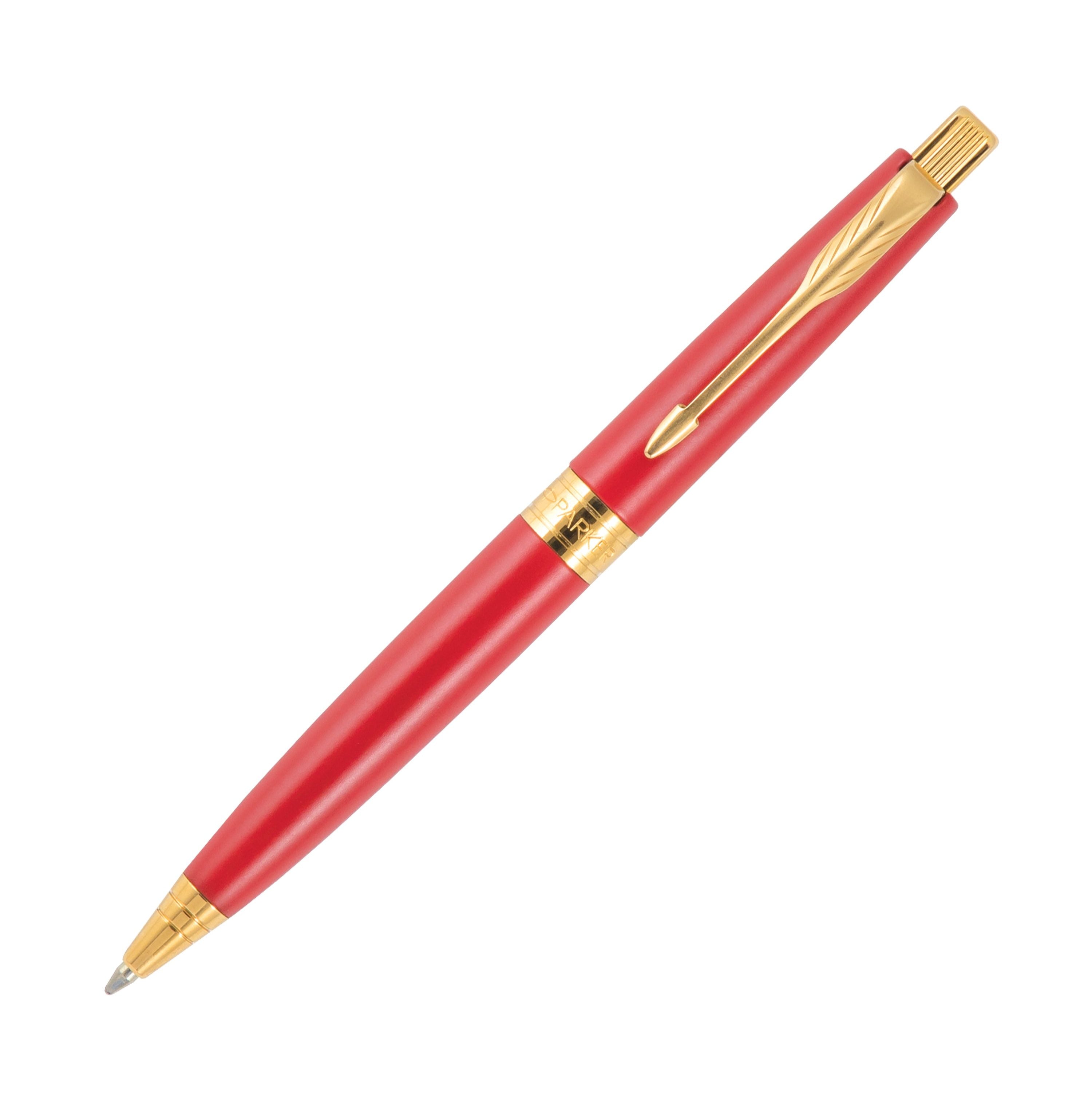 Parker Aster Matte Red GT Ball Pen - Luxury Meets Elegance in Every Stroke