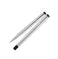 imag3PARKER VECTOR STAINLESS STEEL WITH STAINLESS STEEL CLIP ROLLERBALL PEN + BALL PEN SET