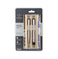 imag1PARKER VECTOR STAINLESS STEEL WITH STAINLESS STEEL CLIP ROLLERBALL PEN + BALL PEN SET