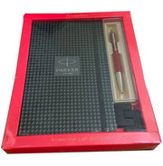 image //www.c...Parker Vector Std Ct Ball Pen Red + H.S. Note Book