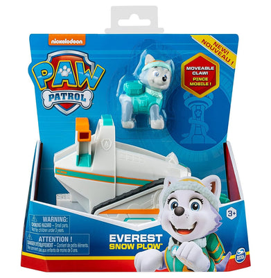 imagPaw Patrol Everest Snow Plow Vehicle with Collectible Figure
